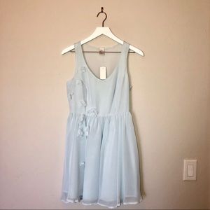 NWT LC Lauren Conrad Light Blue Dress